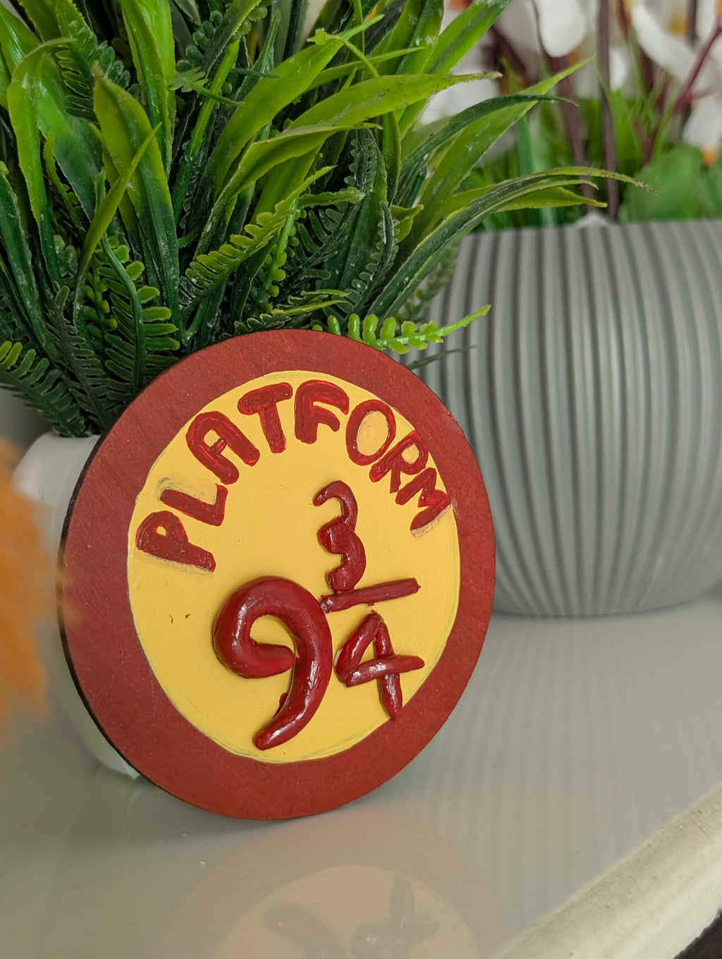 Platform no. 9 3/4 Handmade Fridge Magnet- Harry Potter Themed