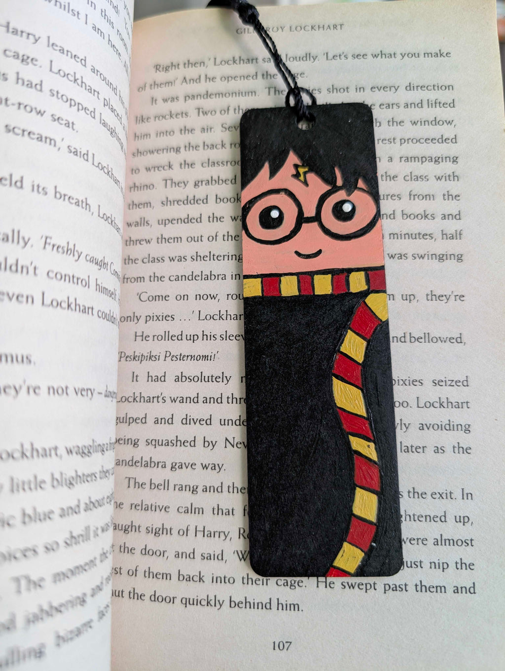 Harry Potter Handmade Bookmark