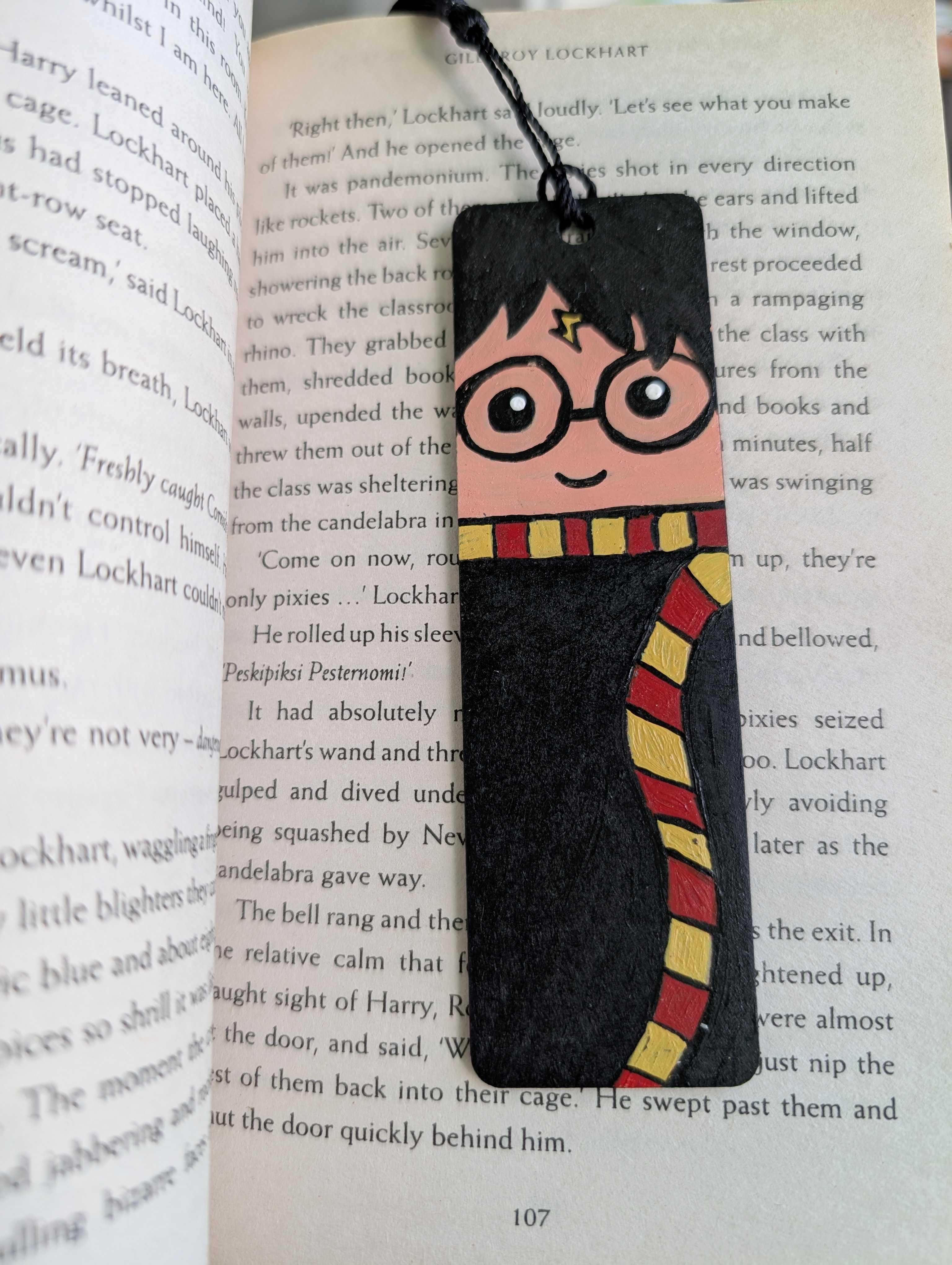 Harry Potter Handmade Bookmark