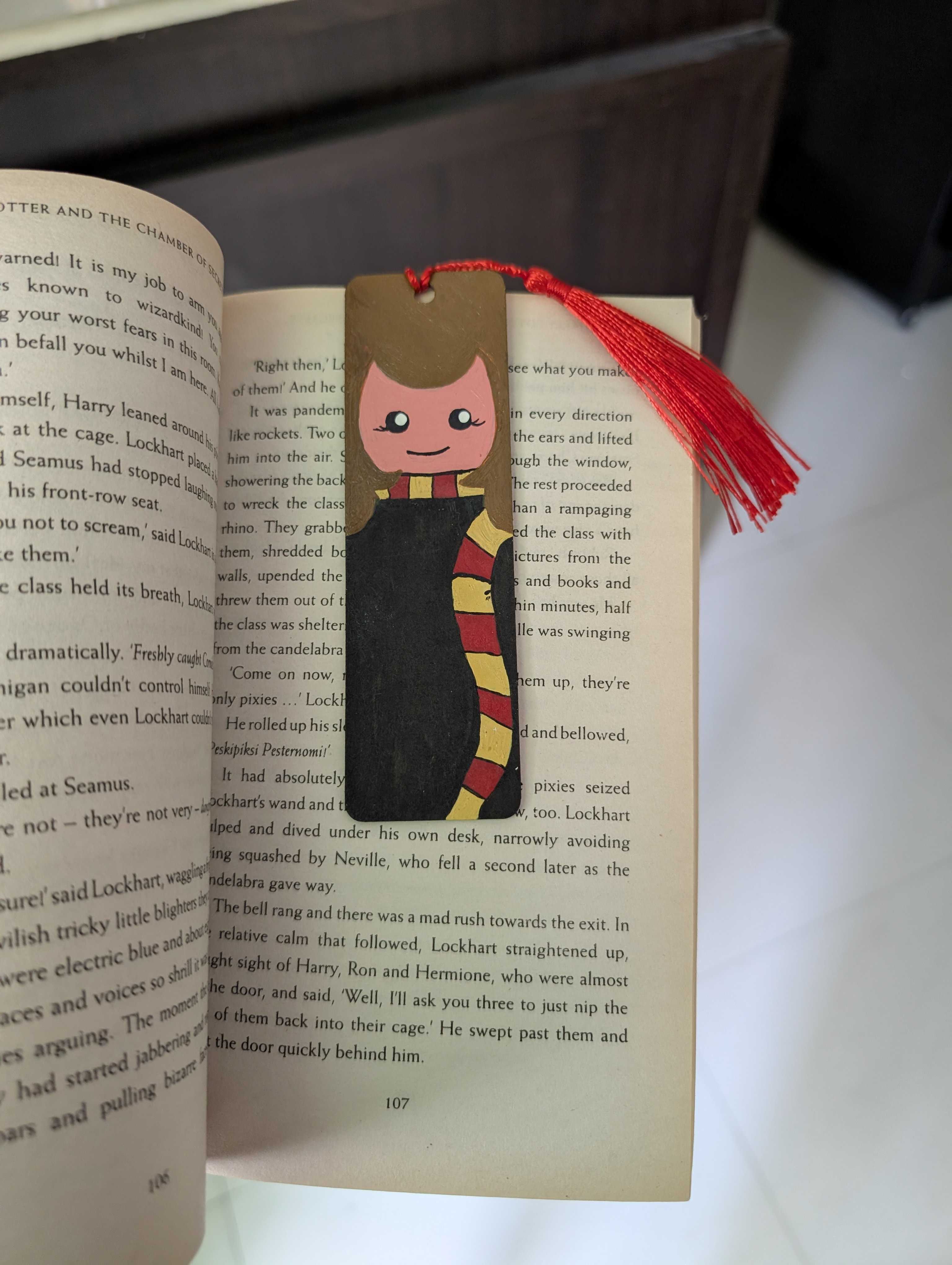 Hermione Grenger Handmade Bookmark