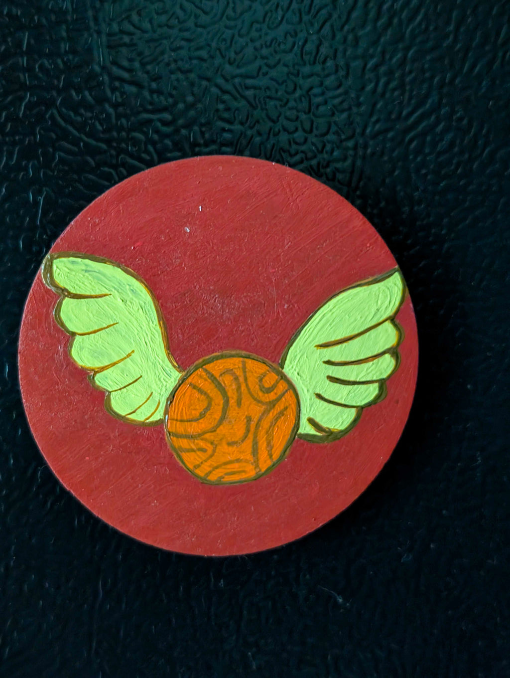 Golden Snitch Ball Handmade Fridge Magnet