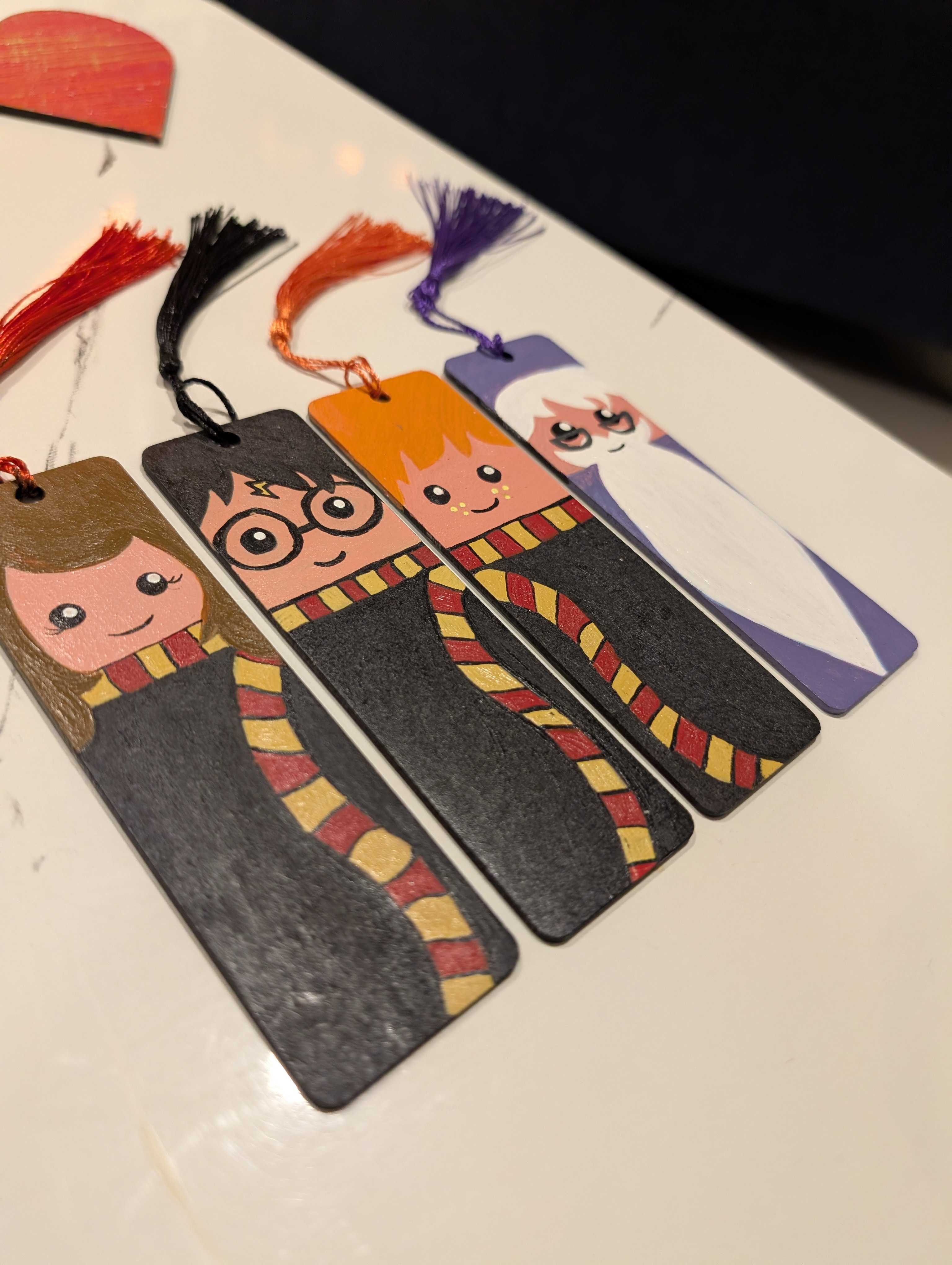 Harry & His Aides - Set of 4 Handmade Bookmarks- Available in India